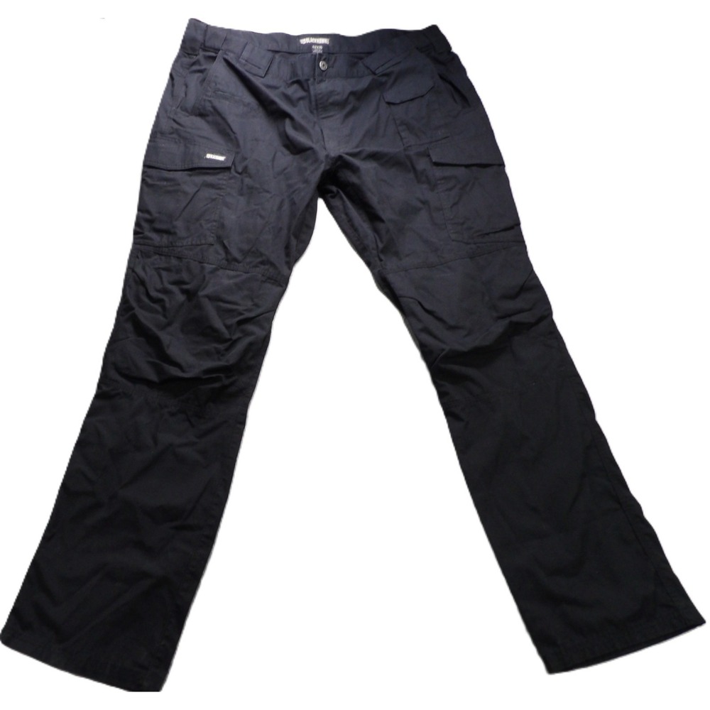 BLACKHAWK Pursuit Pants Men 42x36 Black Tactical Cargo Ripstop Work Duty Casual
